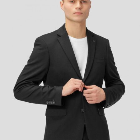 Amato performance blazer i sort - Herre - Large