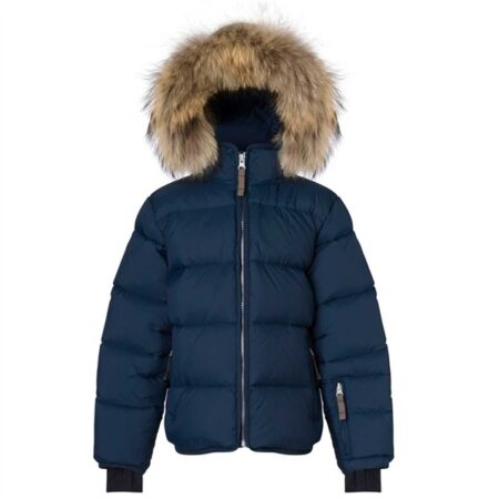 Ver de Terre Featherlight Dunjakke m. Pels Navy